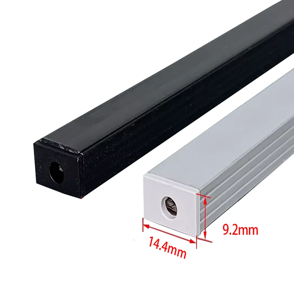 Led Black And White Linear Lights, Aluminum Groove Embedded Lights, 180 Modes Can Be Switched To Play With Music