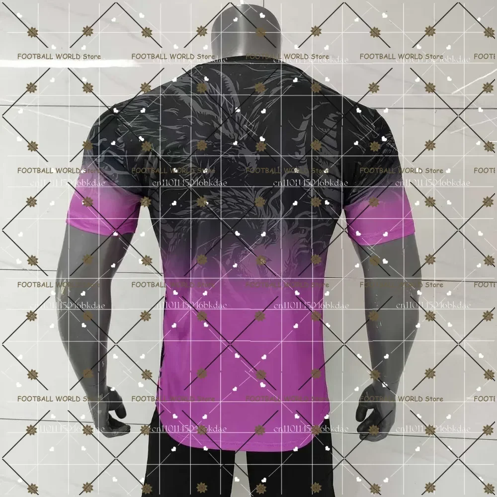 

25-26 Purple Dragon Special Edition Fan Edition Football Shirt Short Sleeve Top Adult And Children's Sports Training Shirt