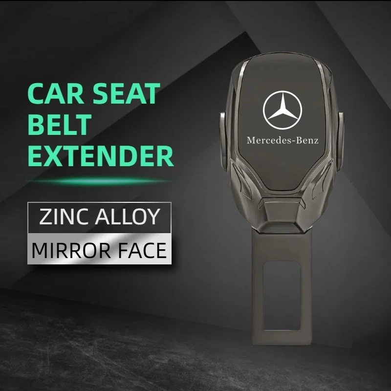 

Car Seat Belt Clip Extender Metal Badge Lock Buckle For Mercedes Benz AMG W203 W206 W220 W205 W211 W212 W201 W210 W108 W168 W176