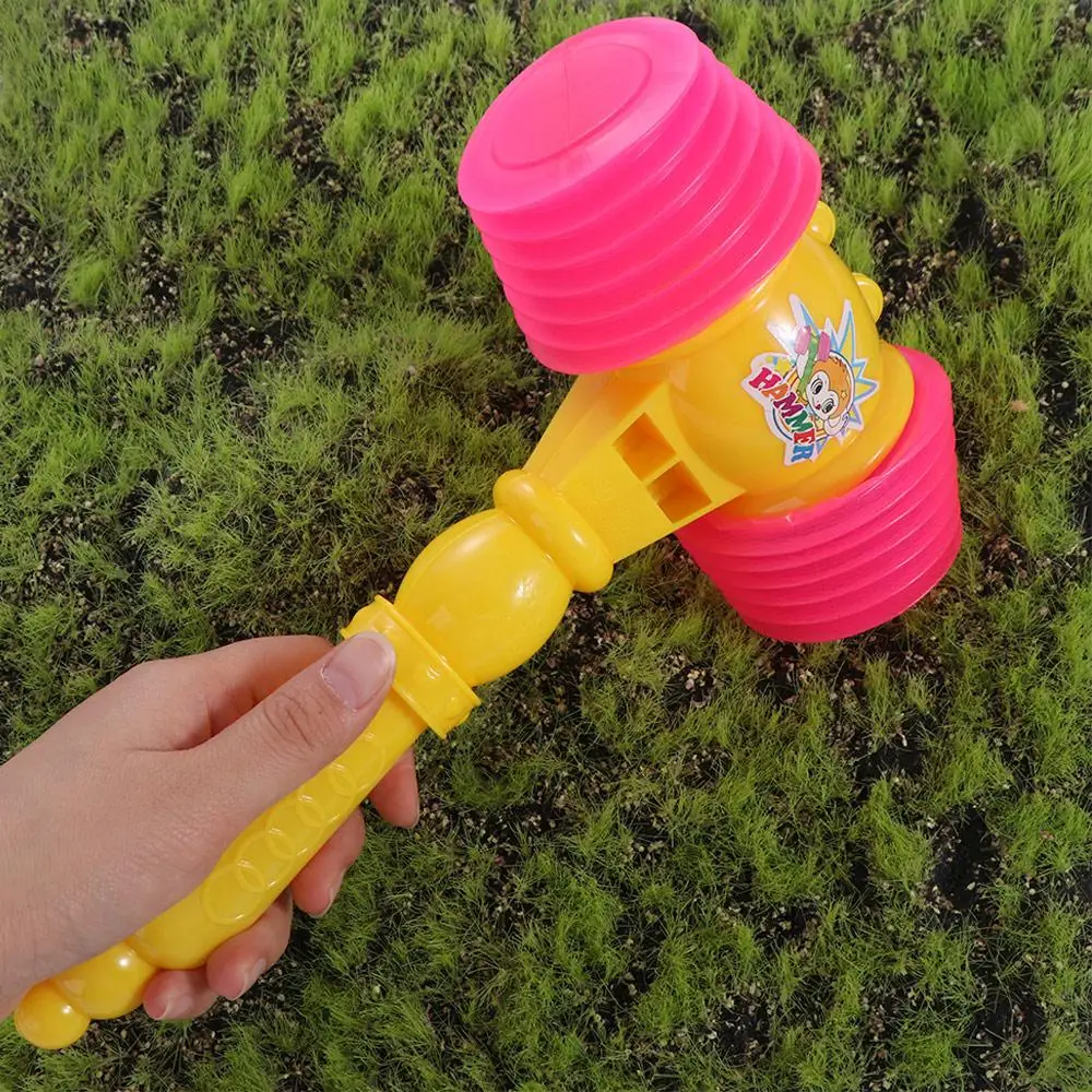 Vocal Knocking Knocking Hammer Toy Whistle Training Noise Maker BB Hammer Squeaky Sound Large Sound Hammers Toys Toddler