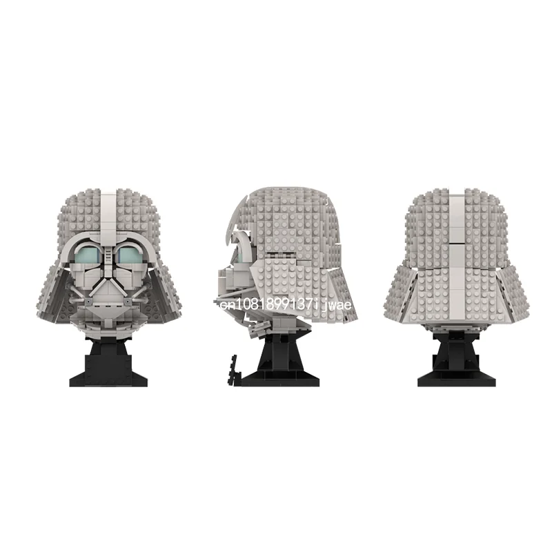 New 829Pcs Famouse Space Wars Series Movie Character Helmet Moc Model Bcustom Puzzles Diy Creative Ideas Kids Toys Birthday Gift