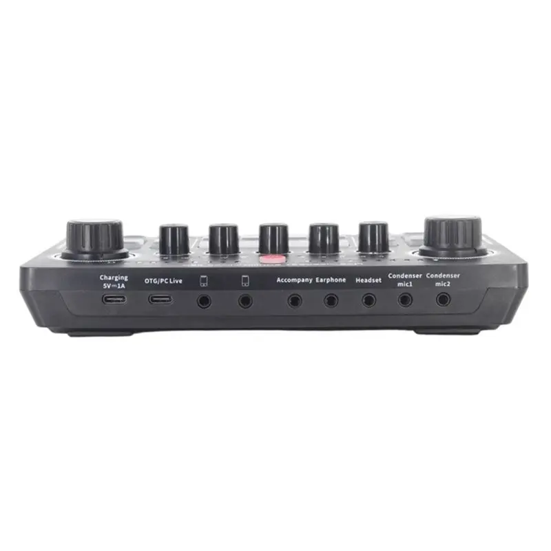 New Arrivals-Podcast Equipment Bundle F998 Sound Card With Microphone Set, Music/Recording Live Streaming For DJ Disco Device G
