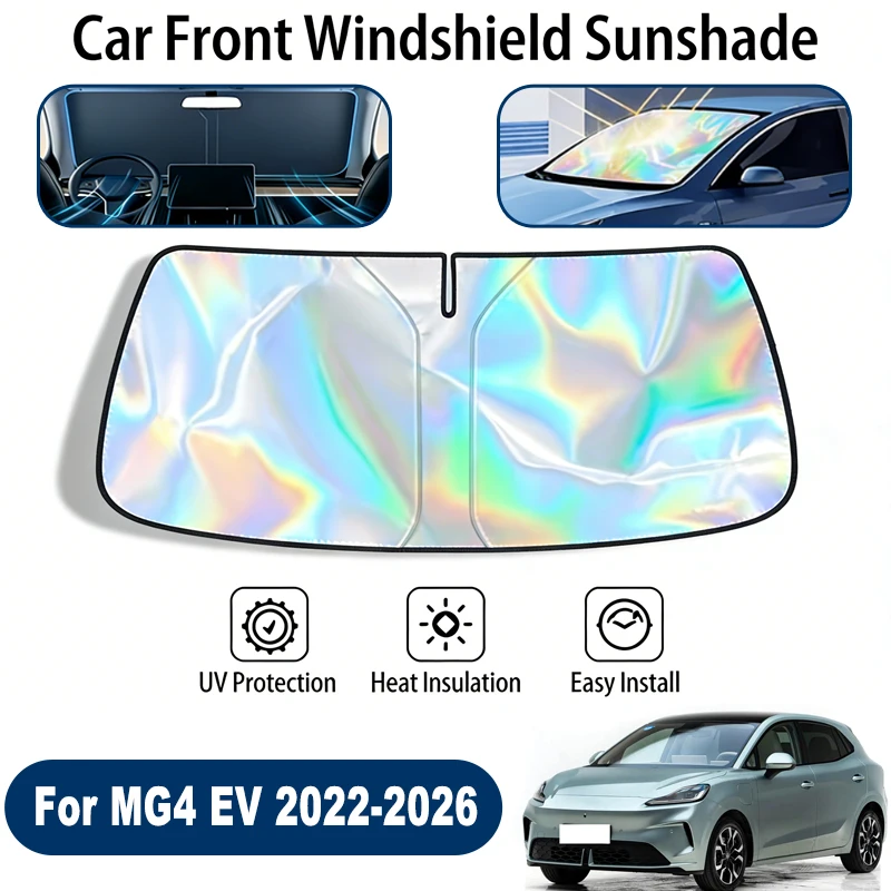 

Солнцезащитный экран для лобового стекла MG4 EV 2022-2026, складной, УФ-отражающий, для защиты от солнца, аксессуары