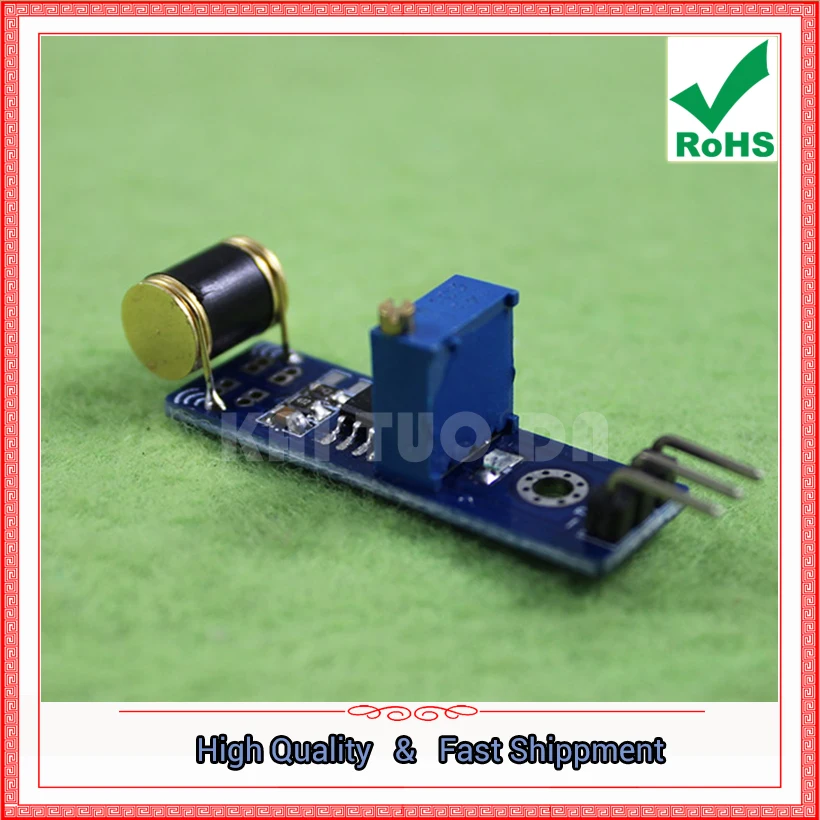 801S Vibration Sensor Vibration Model Analog Output Sensitivity Adjustable Module Board (D1B6)