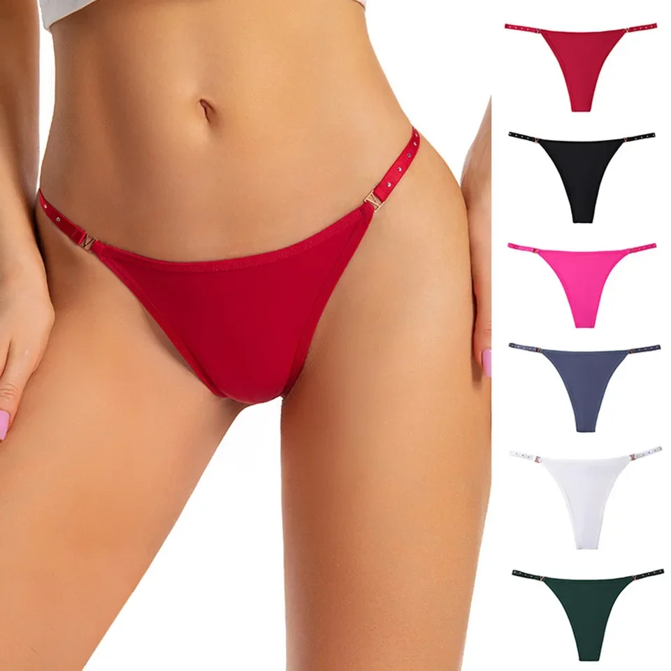

Sexy T-Back Thongs Women Low Waist Seamless Underwear Female G-String Soft Lingerie Breathable Panties Tangas Underpants