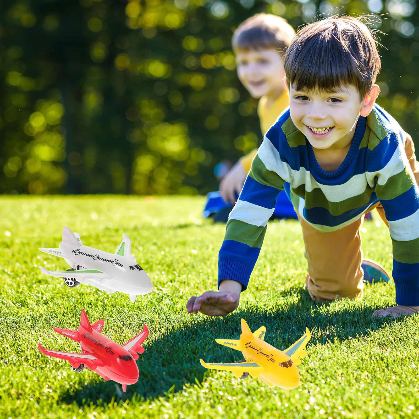 

Набор из 6 миниатюрных пластиковых самолетов-игрушек для развития познавательных способностей, развивающие подарки