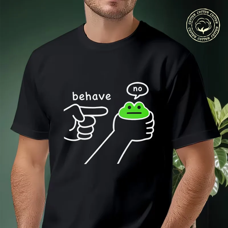 

Dishonest Frog Graphic Motorcycle T Shirt Cotton Fashion Men And Women Aesthetic High Quality Unisex Top Tees