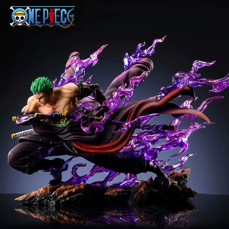 Image of 17CM One Piece Handheld-Messer-Suolong-GK-Statue mit Effektteilen – Anime-Handmodell-Ornament