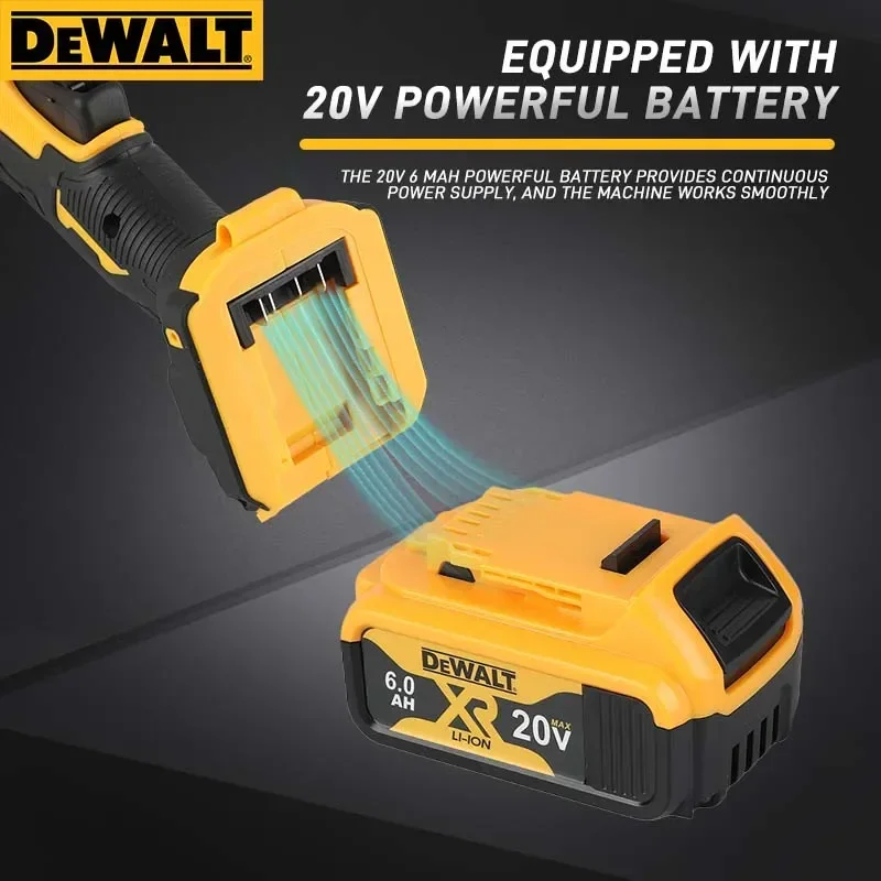 مطحنة زاوية Dewalt DCG414 مقاس 125 مم بدون فرش: مدعومة بقدرة 20 فولت، وهي رائعة لقطع المعادن والخشب والأنابيب. 9000 دورة في الدقيقة بدون سرعة تحميل.