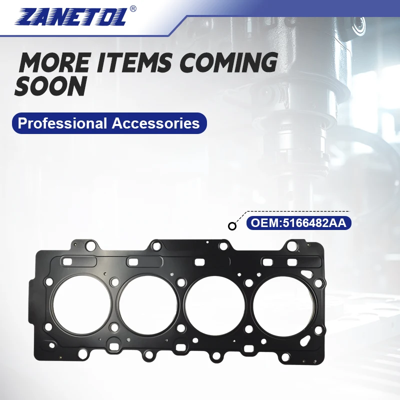 

ZANETOL Auto Parts Hot Model Cylinder Head Gasket for Jeep Cherokee KJ 2001~2008 2.8 CRD 5166482AA 5166481AA 5166483AA 13002339