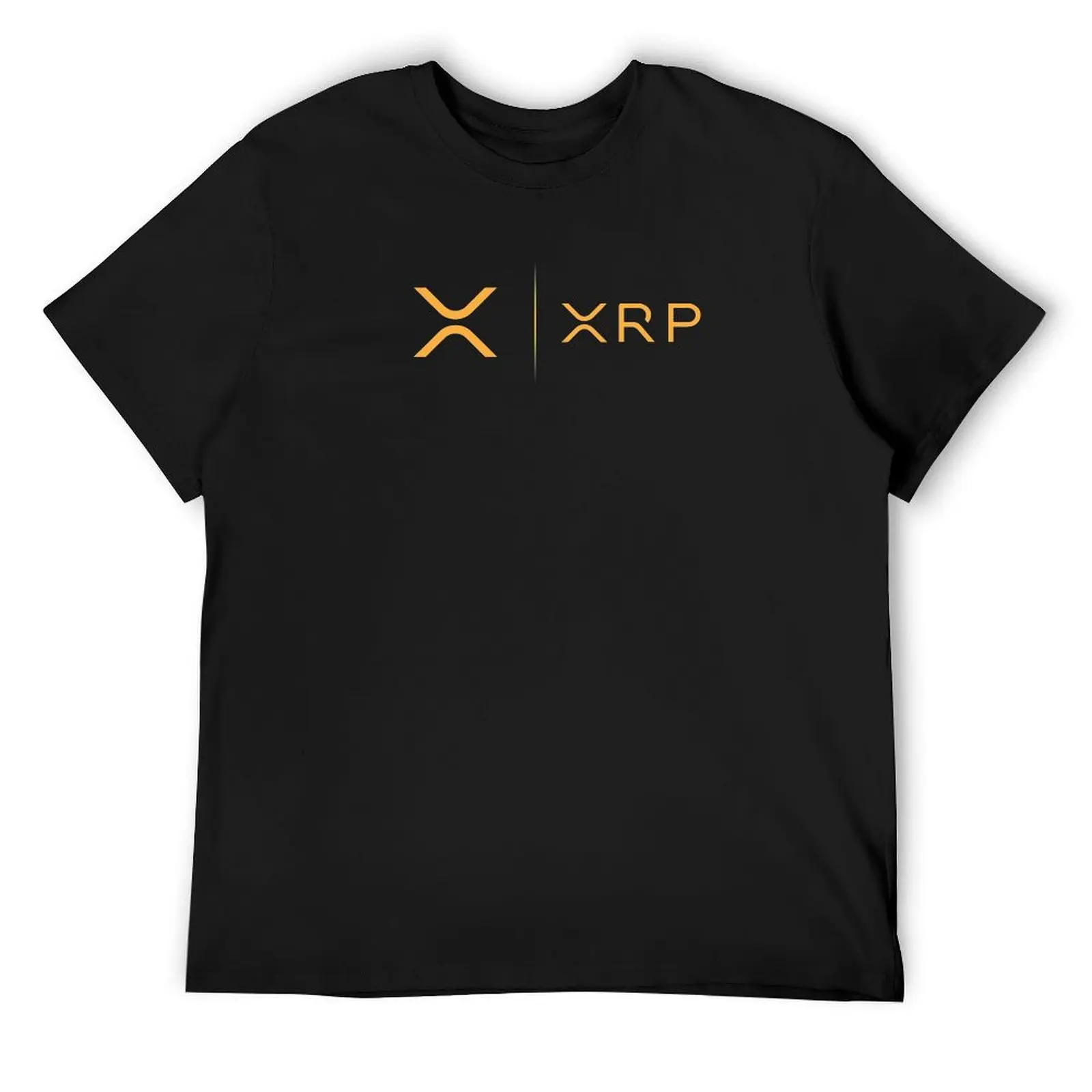 XRP RIPPLE NEW GOLD LOGO SIDE BY SIDE T-Shirt new edition essential t shirt graphic tee shirt plain black t shirts men