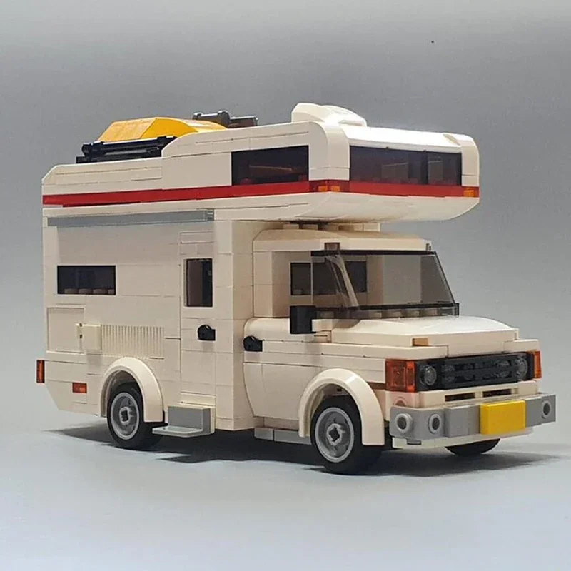 Stadsautomodel Moc Bouwstenen 7-stud Transport MK2 Camper Technologie Modulaire Blokken Geschenken Kerst Speelgoed DIY Sets Montage