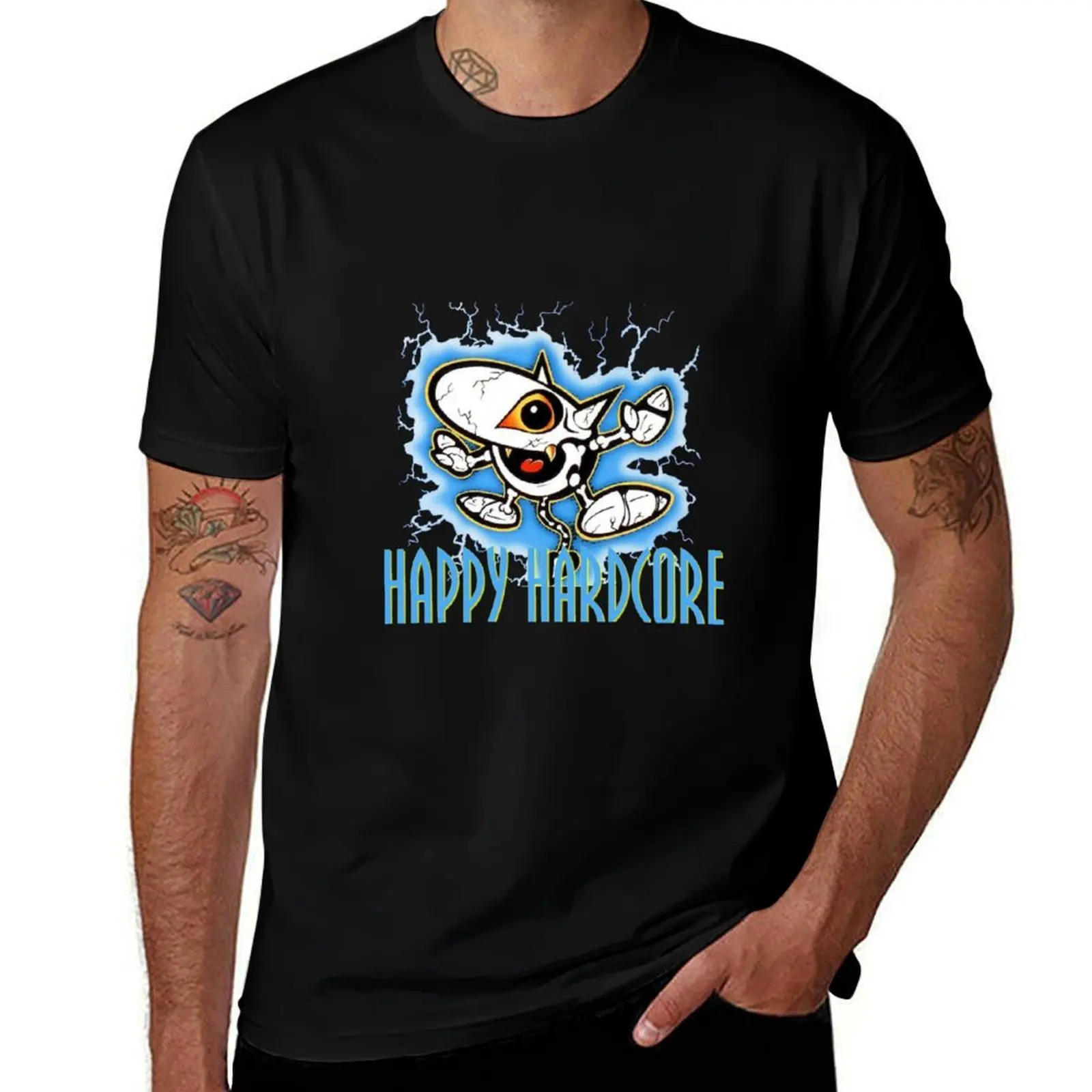 Happy Hardcore Storm T-Shirt Dry Fit Running Short Sleeve Top