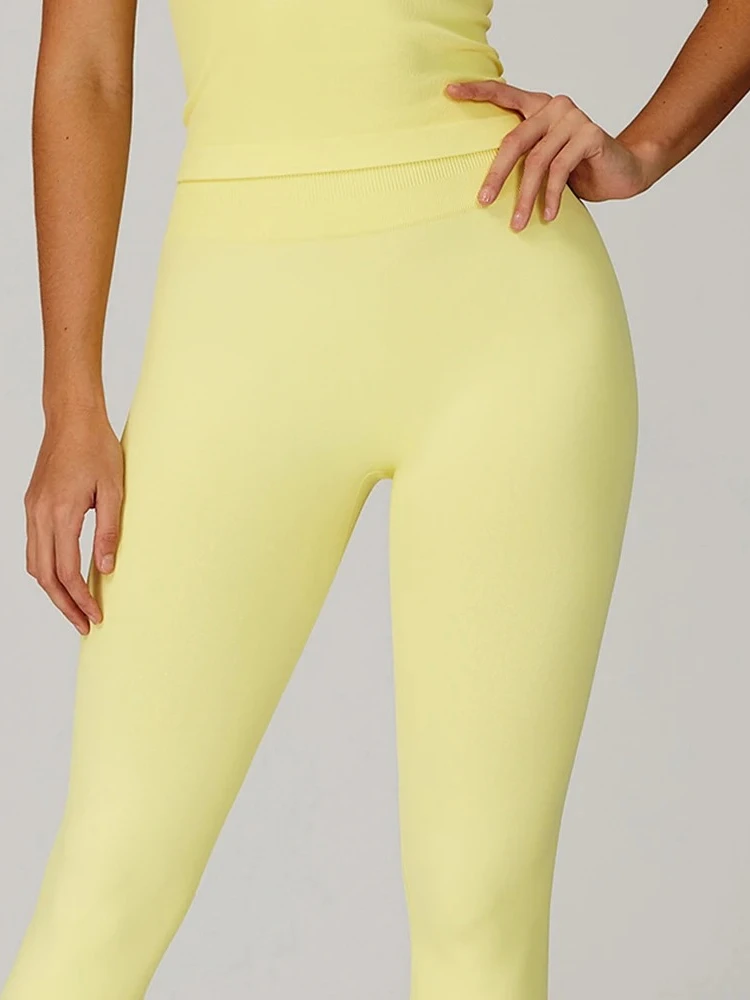 

Seamless Yoga Leggings Women High Waist Fitness Running Cycling Pants Breathable Sports Workout Gym Clothing Tights Activewear