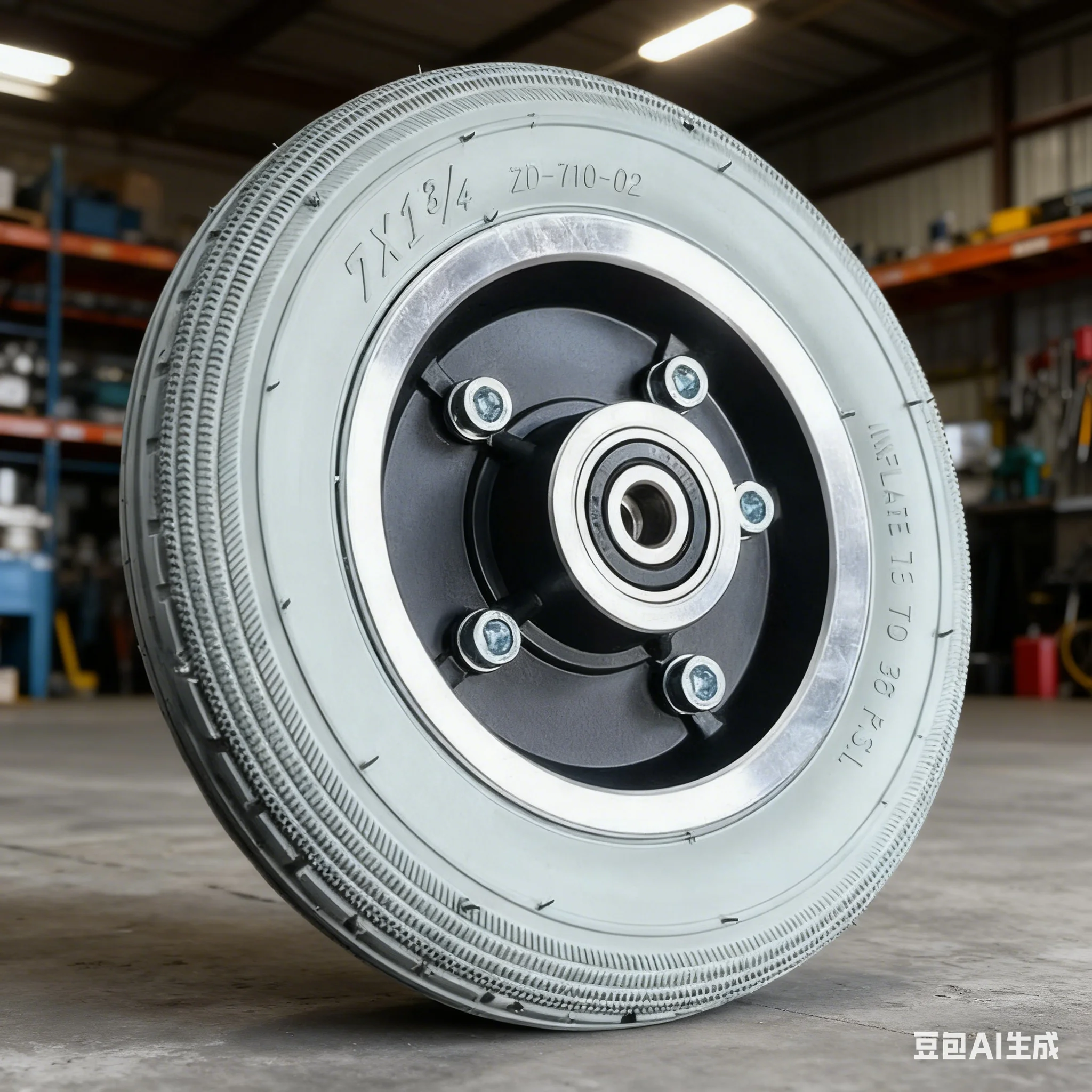 

Electric Wheelchair Tire 8mm 10mm 7x13/4 Anti-Slip Inflatable Front Wheel Assembly For 7-inch Wheelchair Tire Replace Parts