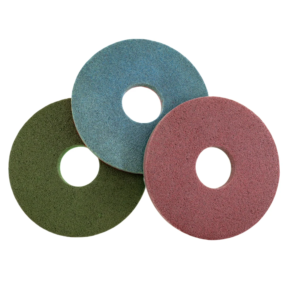(6FP6) 7Pieces/Lot 6Inch Sponge Polishing Pads for Granite And Marble 150mm Floor Polishing Pad Burnishing Buffing Cleaning Pad