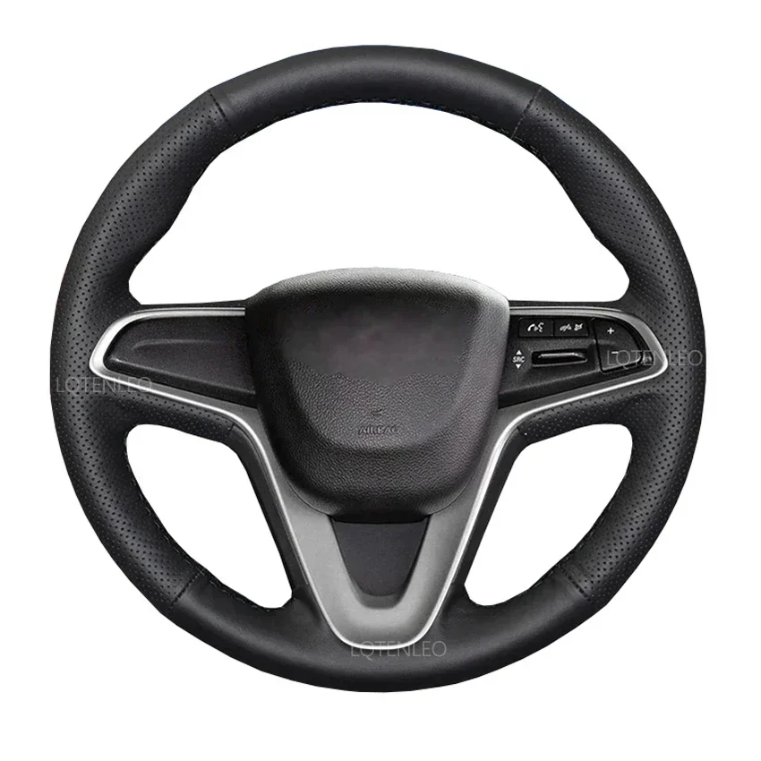 

Ручное шитье из искусственной кожи черного цвета для Chevrolet Sail 2015-2017 Lova Aveo Cavalier 2016 2017