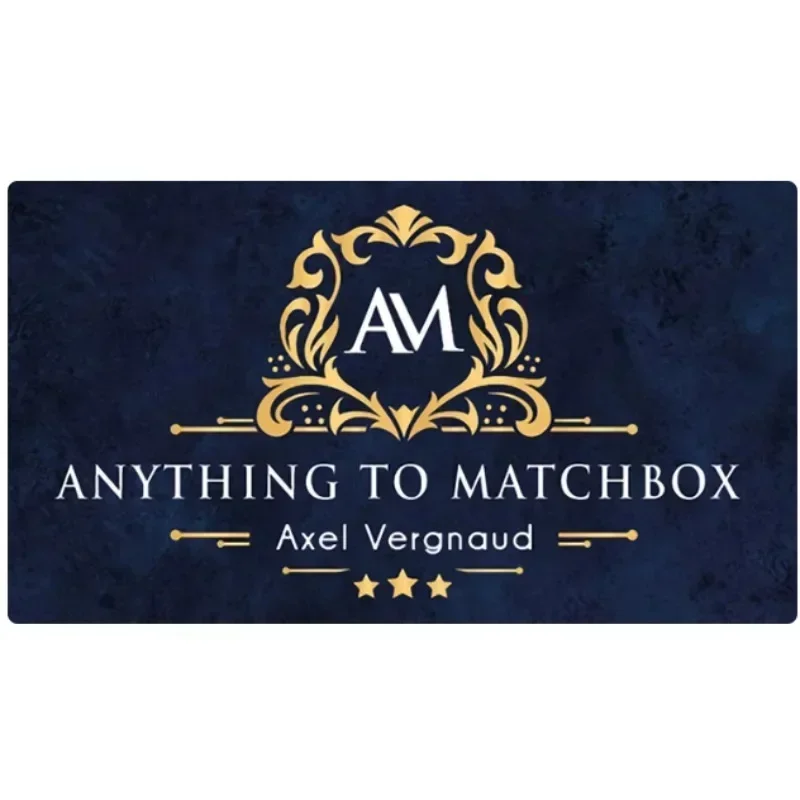 Anything To Matchbox by Axel Vergnaud Close Up Magic Trick Street Magic Mentalism Magia Magie Magicians Prop Accessory Illusion