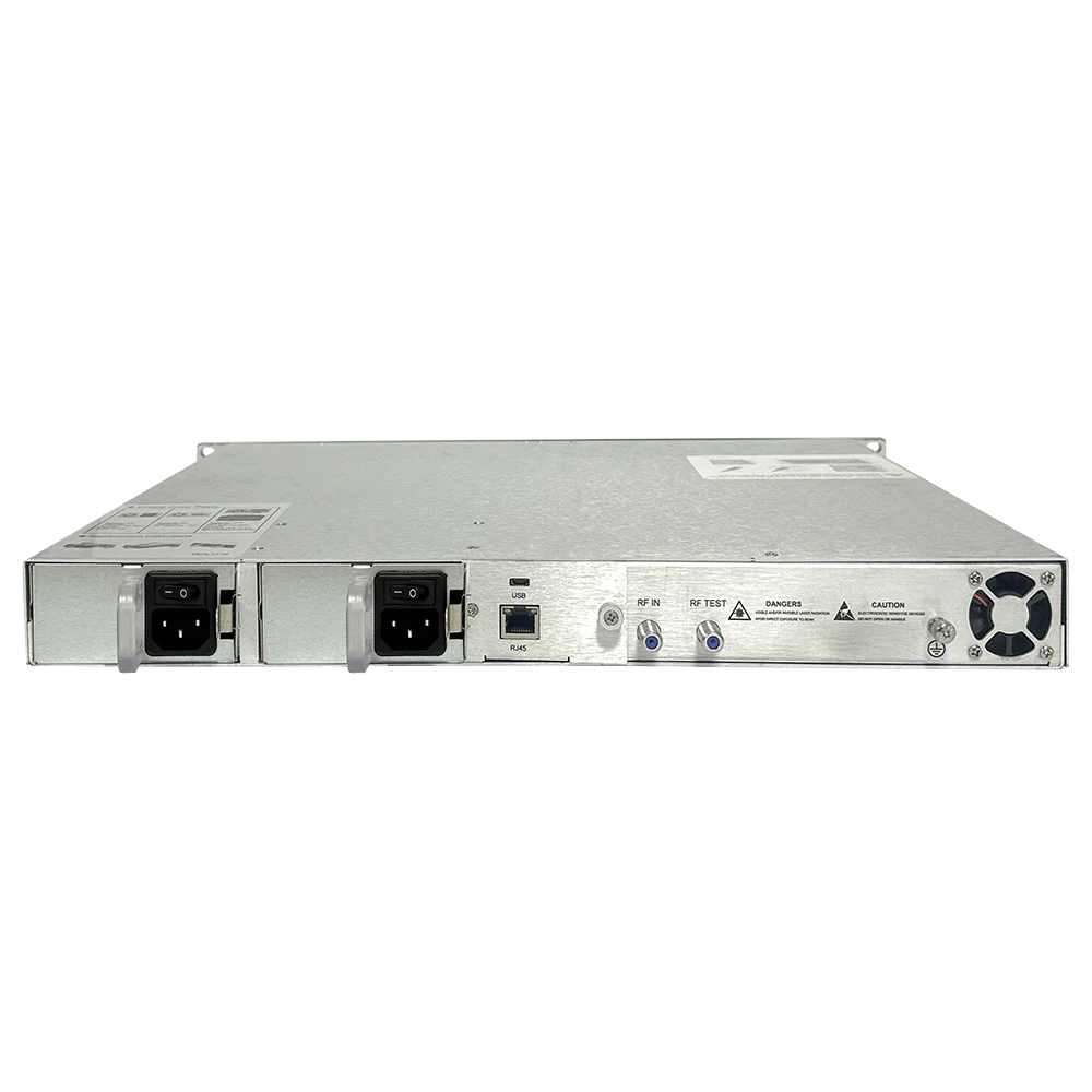 Hot Selling  CATV Transmitter 1550nm 25KM Dual Internal/direct Power Fiber Optical Transmitter