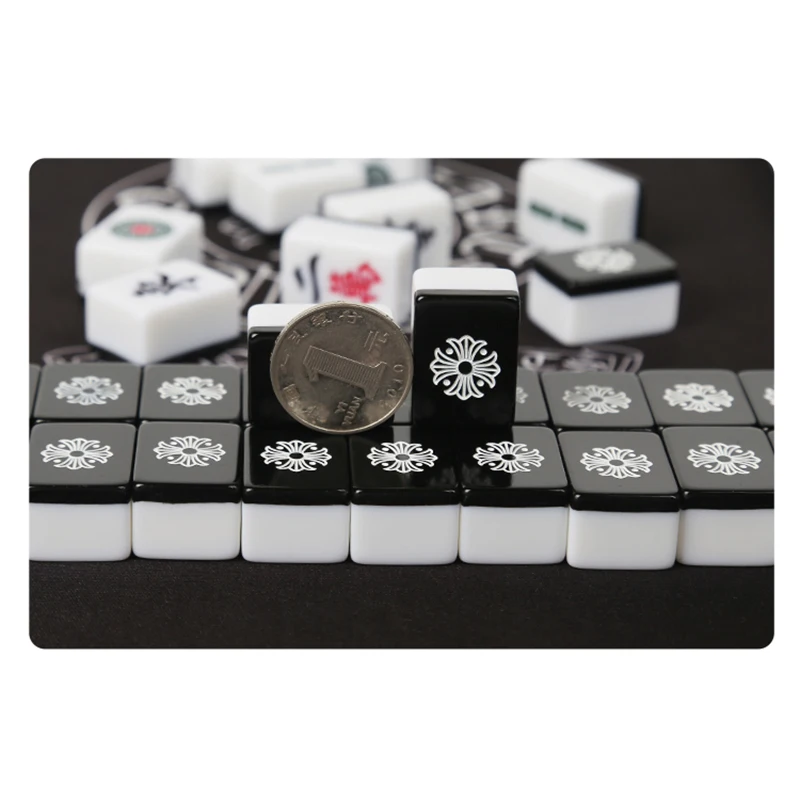 Mini 26mm Mahjong 144pcs melamine Hand-playing Home entertainment portable storage Outdoor Camping Travel funny nice Gift MJ76