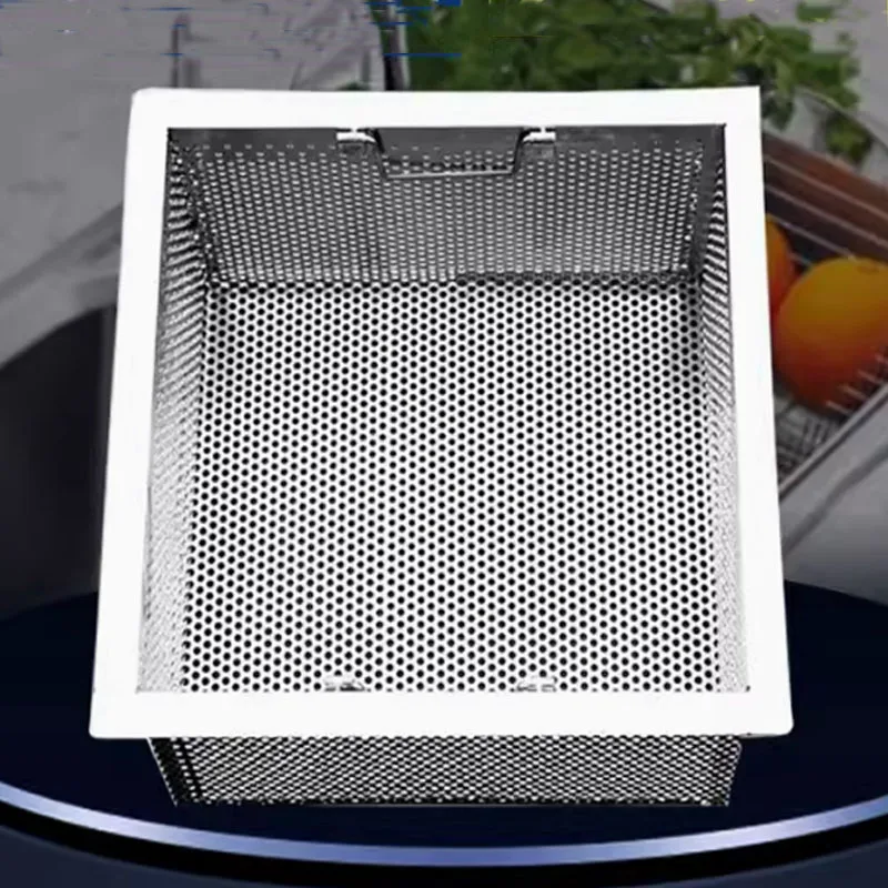 

Large SS304 Hotel kitchen Restaurant sewer drainage ditch filter floor waste drain Strainers Baskets Box food waste catcher