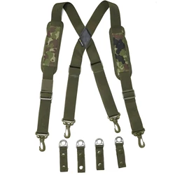 MELOTOUGH Tactical Suspenders Duty Belt Police Suspenders for Law Enforcement Belt with Padded Adjustable Shoulder