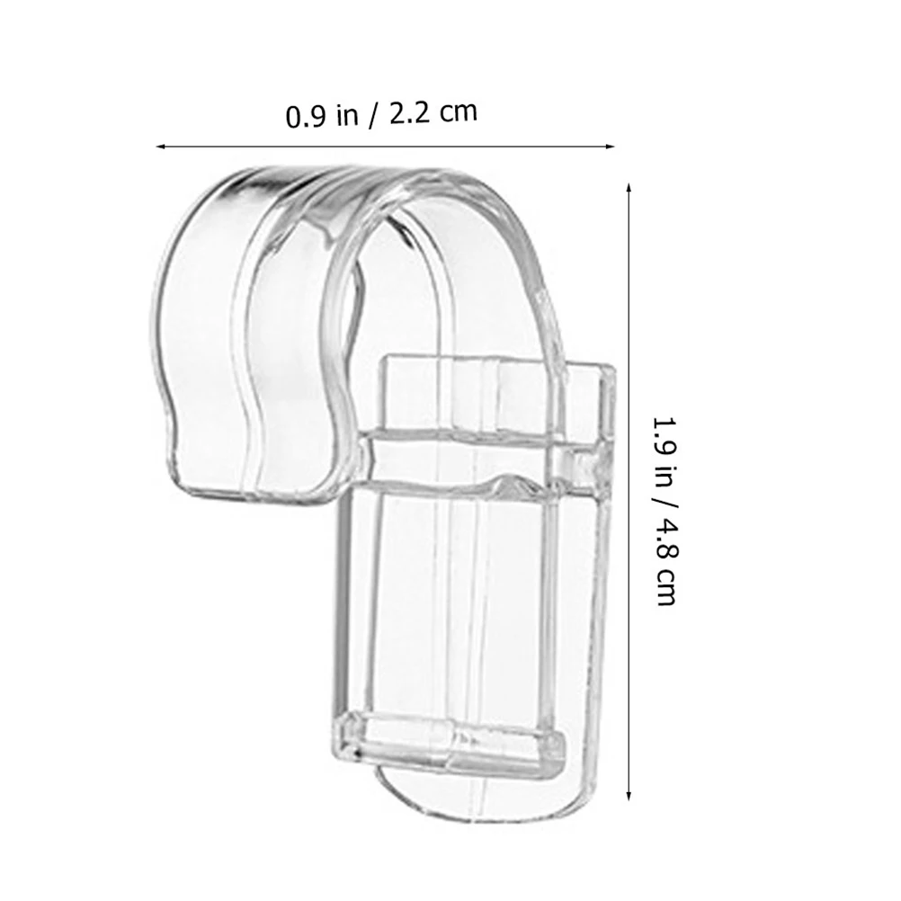

12Pcs Plastic Transparent Hanging Clips For Bathroom, Multifunctional Storage Hook For Towels, Toothpaste, Facial Cleanser