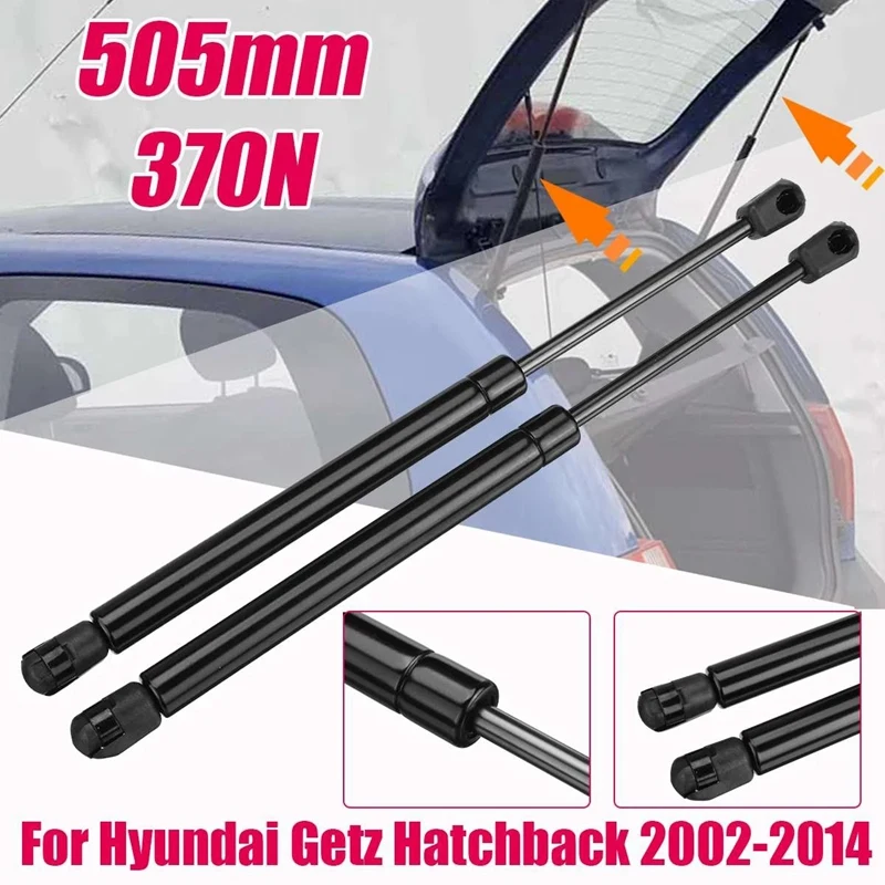 2X Car Rear Tailgate Trunk Gas Shock Struts 81770-1C000 81770-1C001 For Hyundai Getz Hatchback 2002-2014 370N