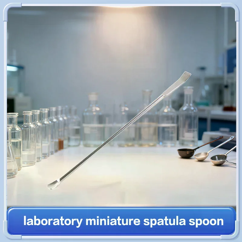 

1pcs 10-22cm Stainless Steel Lab Micro Spatula Medicine Spoon Scoop Shovel Pharmacy