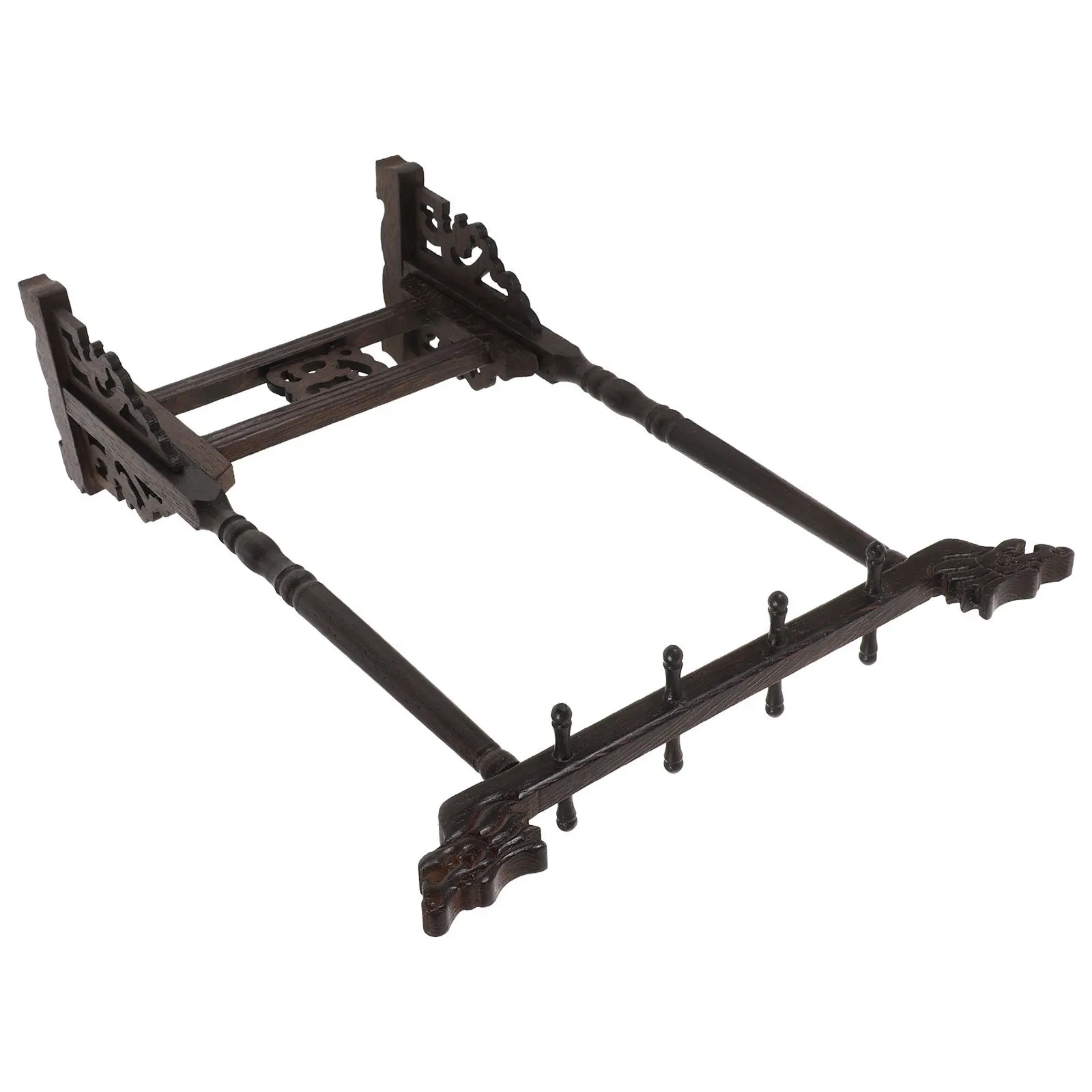 حامل فرشاة صيني تقليدي، حامل قلم فرشاة الخط الخشبي، رف تخزين سطح المكتب، مستلزمات مكتبية عملية #6