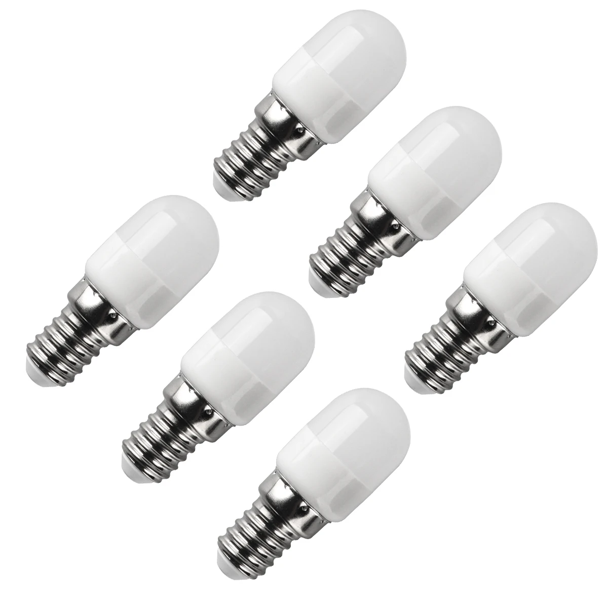 Đèn LED Mini Ngô Đèn Tủ Lạnh Đèn AC220V Silica Gel Kính E14 1.5W 3W 4W Không Nhấp Nháy ánh Sáng Trắng Ấm Áp Phù Hợp Với Pha Lê