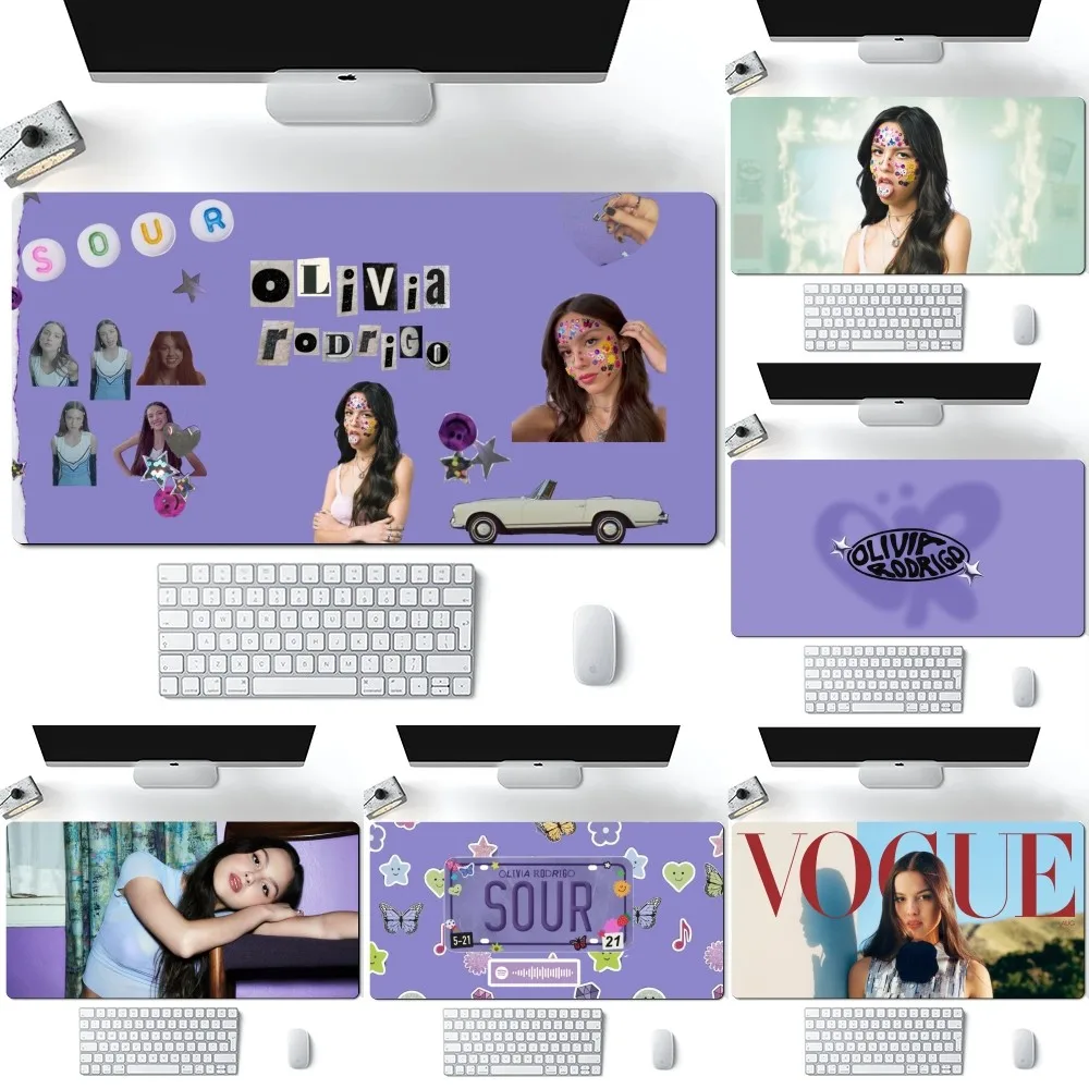 singer o-olivia beauty r-rodrigo  Mousepad Computer Laptop Gamer Pad PC Gaming Accessories Desk Mats