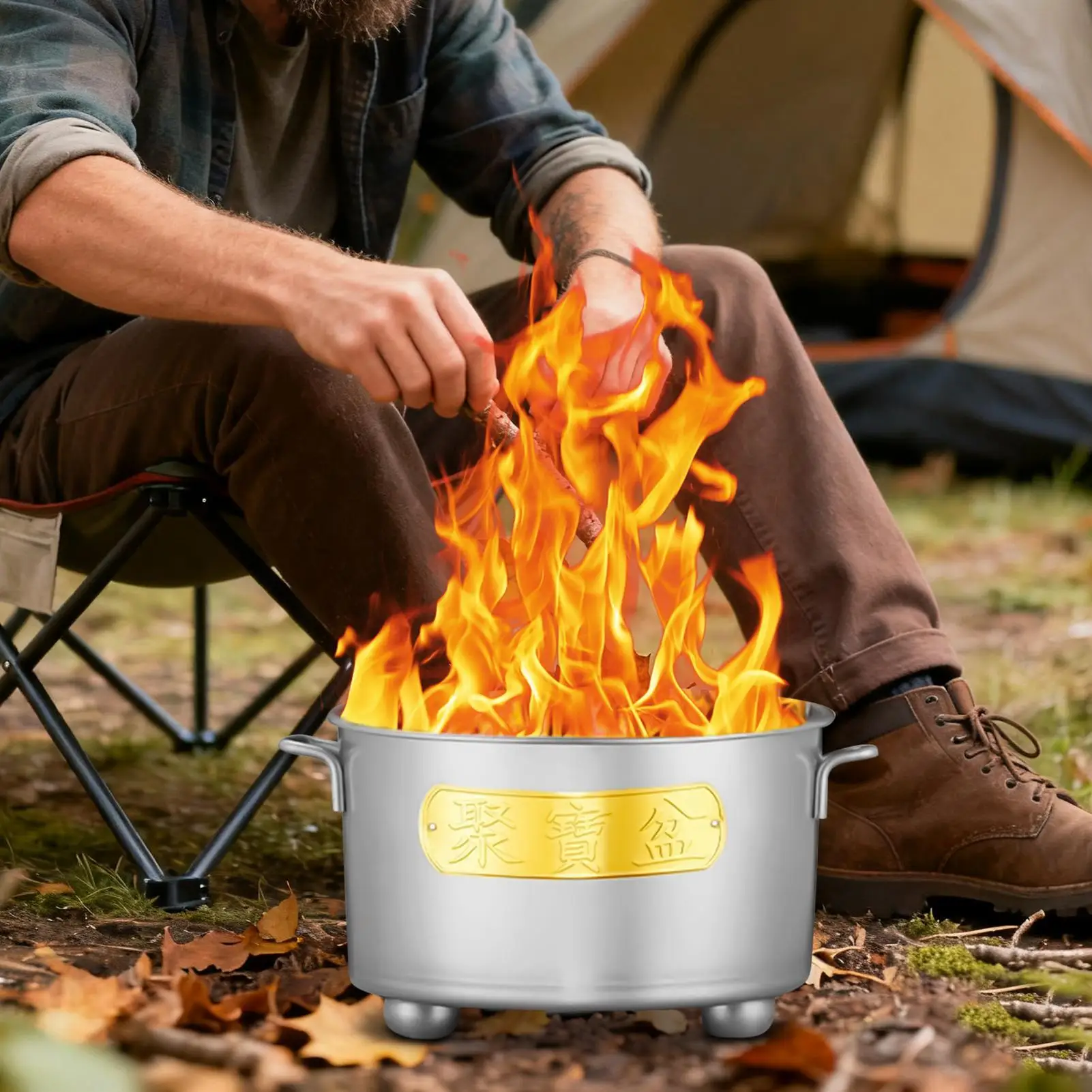 

Жаростойкий сигающий стаканы с ручкой для дворовых отходов, металлическая клетка для сжигания огня для деревянного мусора, сада, двора, фермы