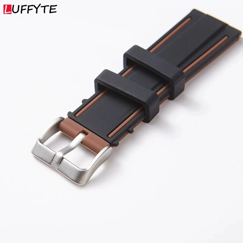 Quick Release Watchband 20mm 22mm 24mm Silicone Soft Leisure Watch Straps Bracelet Men Women Replace Strap Watches Accessories image 6