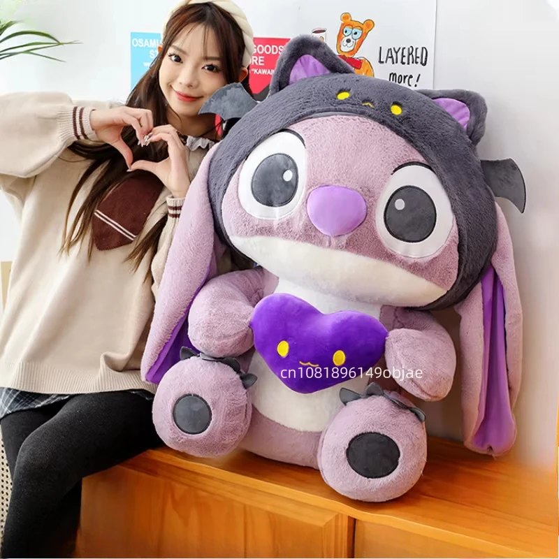 

80CM Large Big Size Disney Stitch Kawaii Plush Toy Cartoon Anime Peluche Stuffed Doll Cute Soft Pillow Children Holiday Gifts