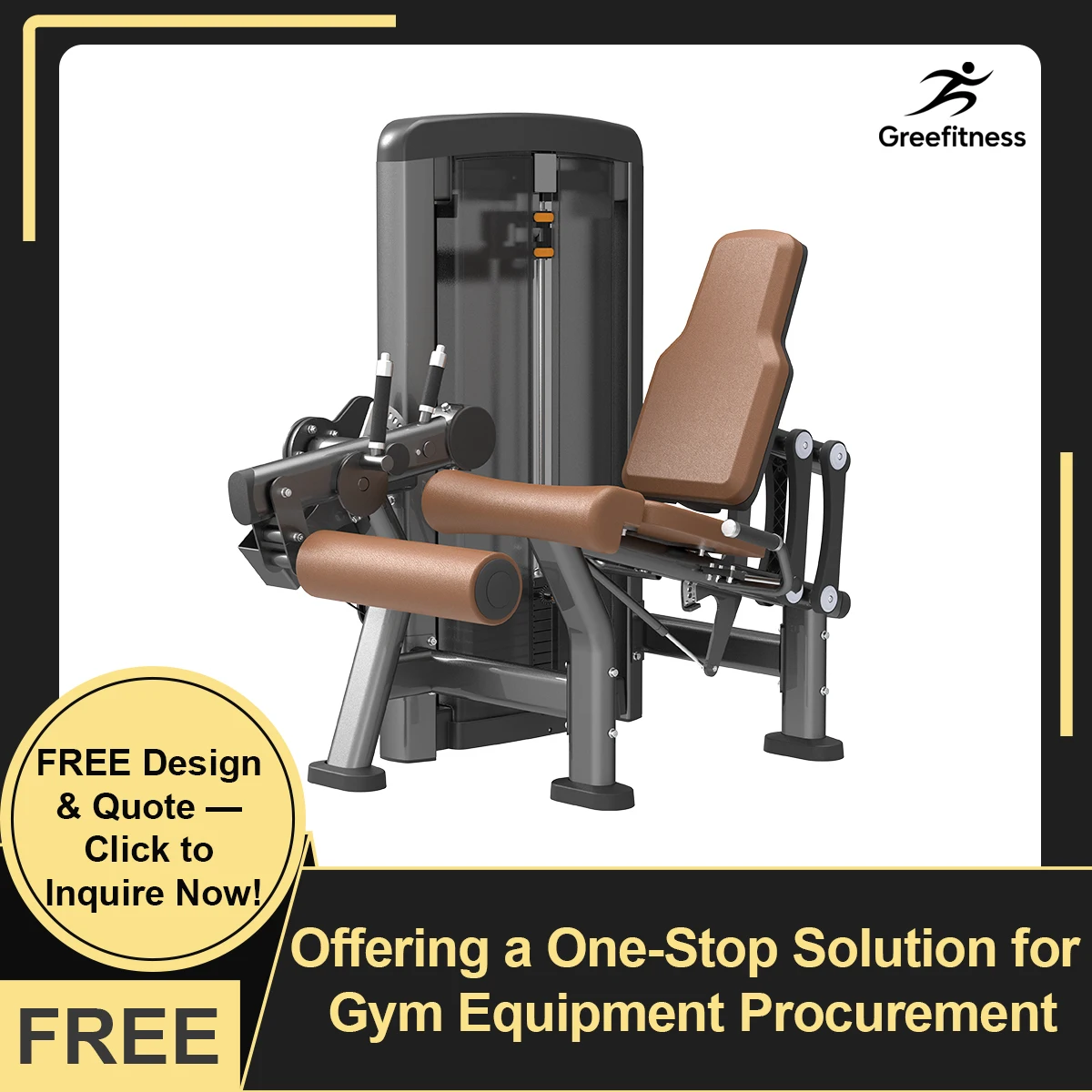 

YTYIN High Quality Strength Training Equipment Leg Curl Commercial Gym Leg Extension Machine Seated Extension Fitness