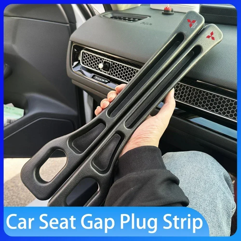 

Car Seat Gap Leak Proof Sealing Strip car Storage Box For Mitsubishi Motors Metal Label Sticker Label Emblem Chrome