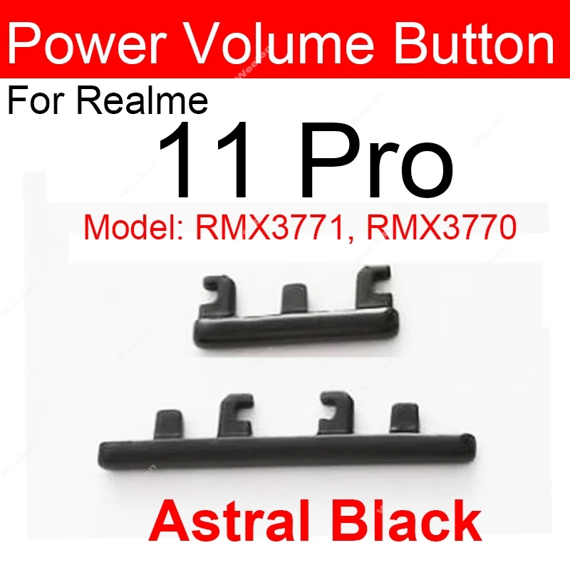 Power Volume Buttons For Realme 11 11X Pro 11Pro Plus 5G Power Volume Buttons Power Volume Button Side Key Flex Cable Parts