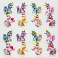 Anime Figure Flocking Little Pony Filly Stars Collection Action Figure Kawaii Skylia Witchy Butterfly Blind Box Toys Kids Gifts
