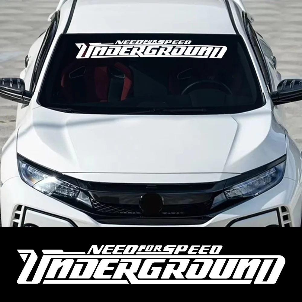 

1PC NEED FOR SPEED UNDERGROUND Car Windshield Vinyl Decal Waterproof Sticker for Car Front Windshield Door Body Trunk Decor