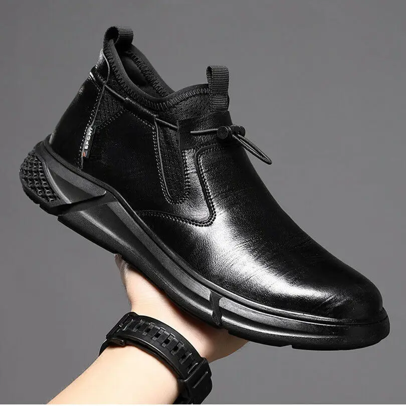 Waterproof Men's Safety Shoes, Puncture Resistant, Lightweight, Anti Slip, Steel Toe Cap, Safe, Durable, And Protective Shoes view 4