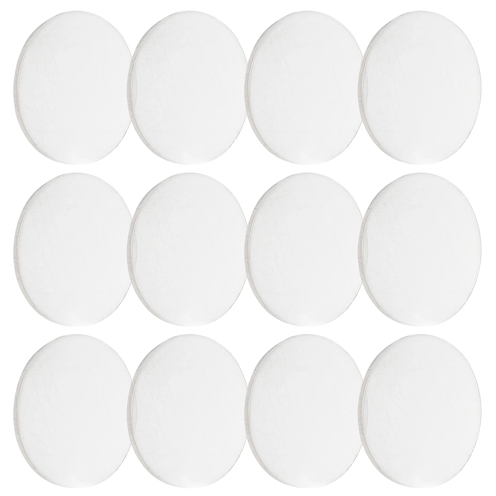 

12Pcs Convex Optical Lens Transparent Durable Physics Teaching Experiment Tools Small Size Science Learning Aids