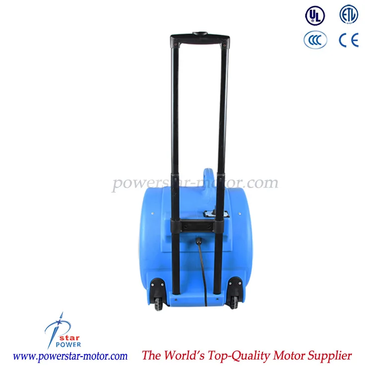 Soffiatore per asciugatrice da pavimento ad alta efficienza da 20253 velocità con maniglia e ruote per motore dell'aria