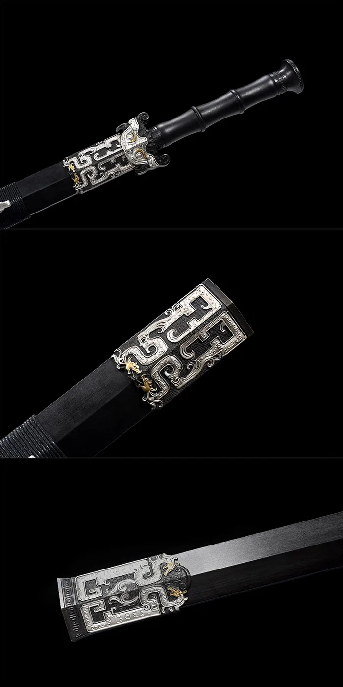 101.5 سنتيمتر التنين الروح العليا السيف القرون الوسطى معركة إعداد كاتانا كامل تانغ الفولاذ المقاوم للصدأ حافة قطع النينجا الكونغ فو مارشل Ar #2