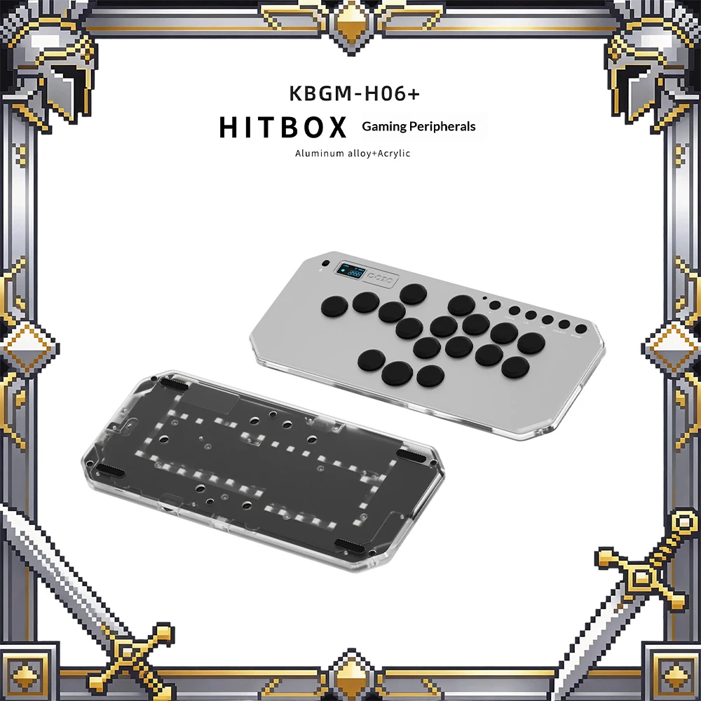 

DOIO KBGM-H04 Game Keyboard Function Key Lock Wired Keyboard Independent Light Control PBT Injection Key Cap Light Weight Gifts