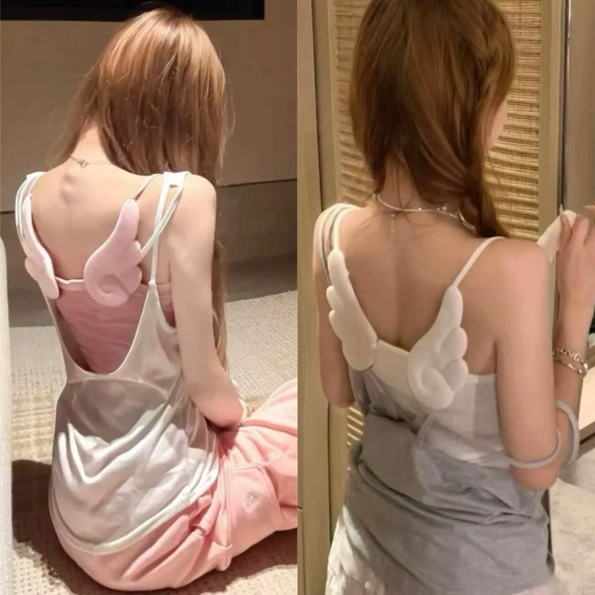 Women Solid Sleeveless Vest Japanese Kawaii Y2K Harajuku Sweet Top Korean Style Ladies Daily Club Party Summer Clothes