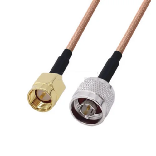 RG400 Cable N Male to SMA Male Connector RG-400 Double Shielded RFCoaxial Cable  Low Loss RF Cable 50 Ohm