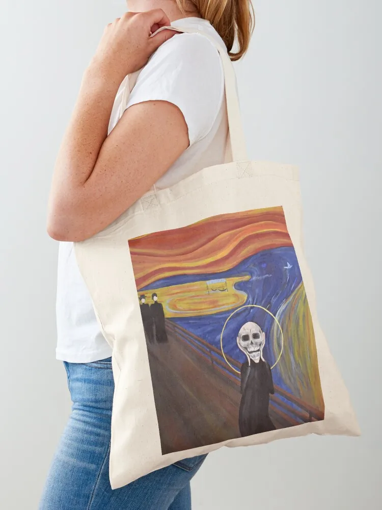 

The Screaming Dead Tote Bag Big bag women supermarket folding bag Handbags women university shopper