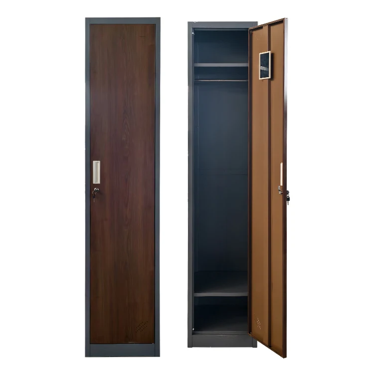 رخيصة ألميرا الشخصية تشانغ غرفة الصالة الرياضية مكتب المنزل بيع خزانة الصلب مفتاح قفل باب واحد خزانة خزانة معدنية #1