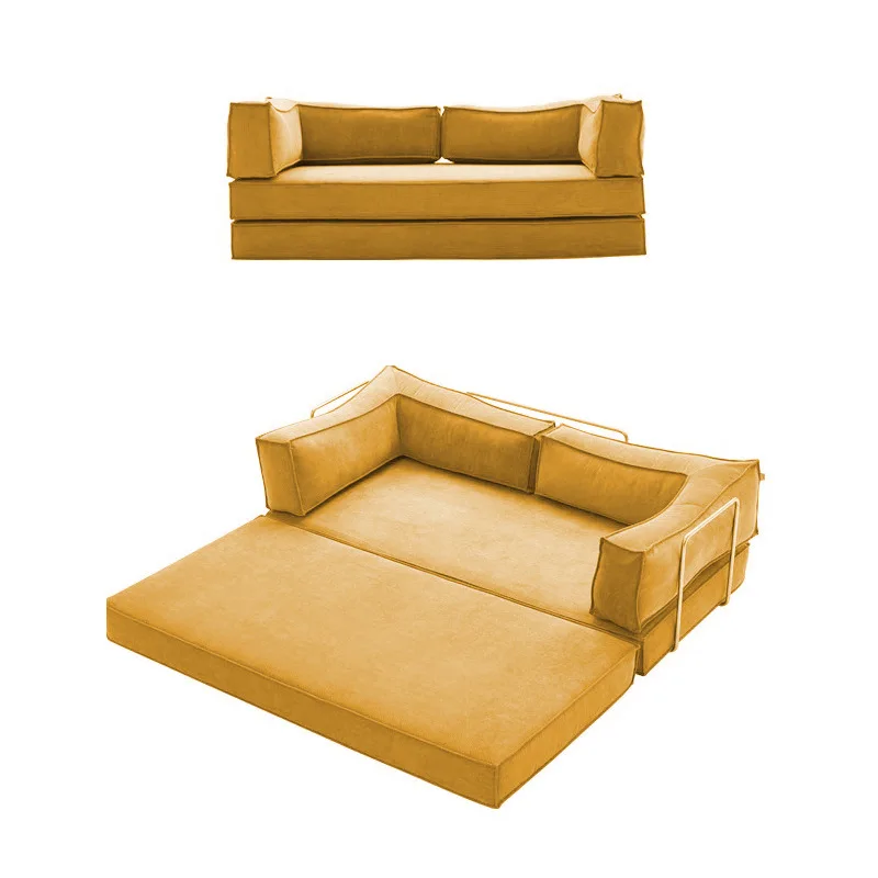

Sofa bed foldable retractable push-pull multi-functional dual-purpose single double small apartment living room compression sofa